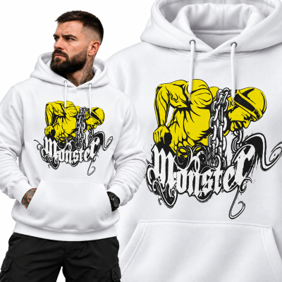 BLUZA Z KAPTUREM NA SIŁOWNĘ MONSTER